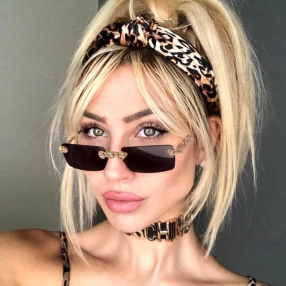 NEW! 💕Sparkling Stones Sunglasses - Picture 1 of 8